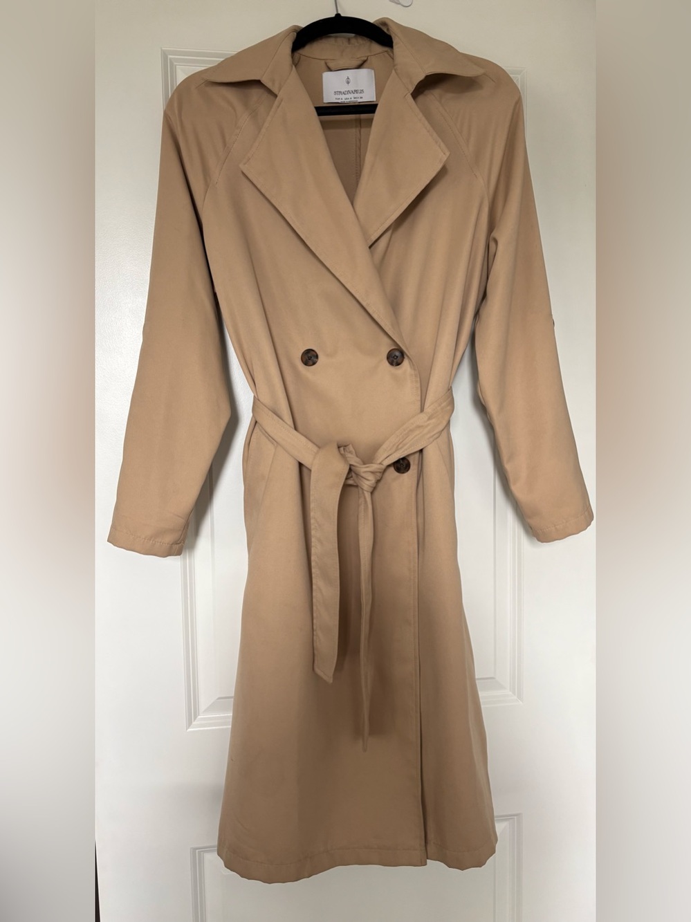 Stradivarius Tan Trench Coat